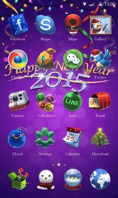 Happy New Year 2015 android App screenshot 1