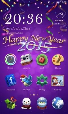 Happy New Year 2015 android App screenshot 2